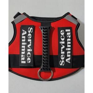 Official ESA Emotional Suppost Animal Service Animal Harness Vest Red Size L